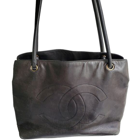 Chanel Vintage  Leather Timeless Tote - Picture 7 of 7